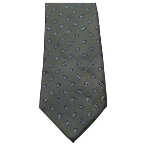 Rivetz of‎ Boston Tie Mens Silk Paisley Print Hand Block Made in England Classic